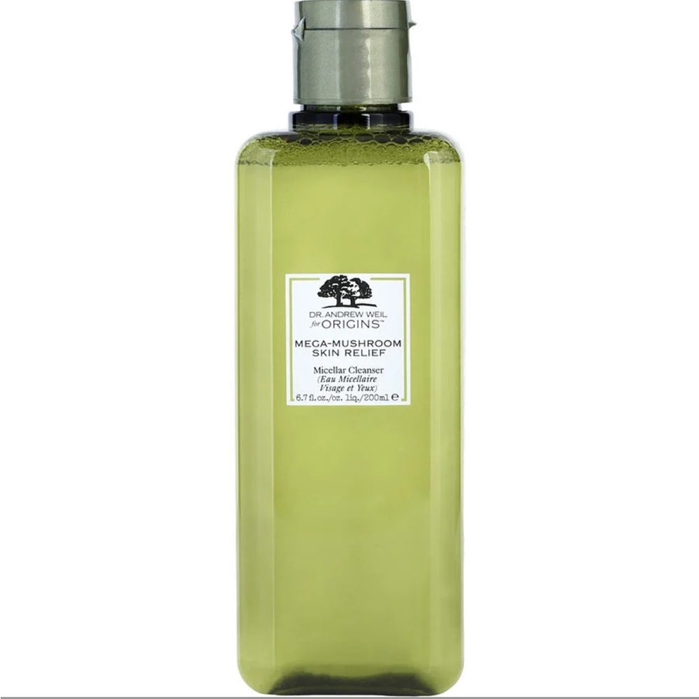 Origins Mega-Mushroom Micellar Cleanser in Olive Green